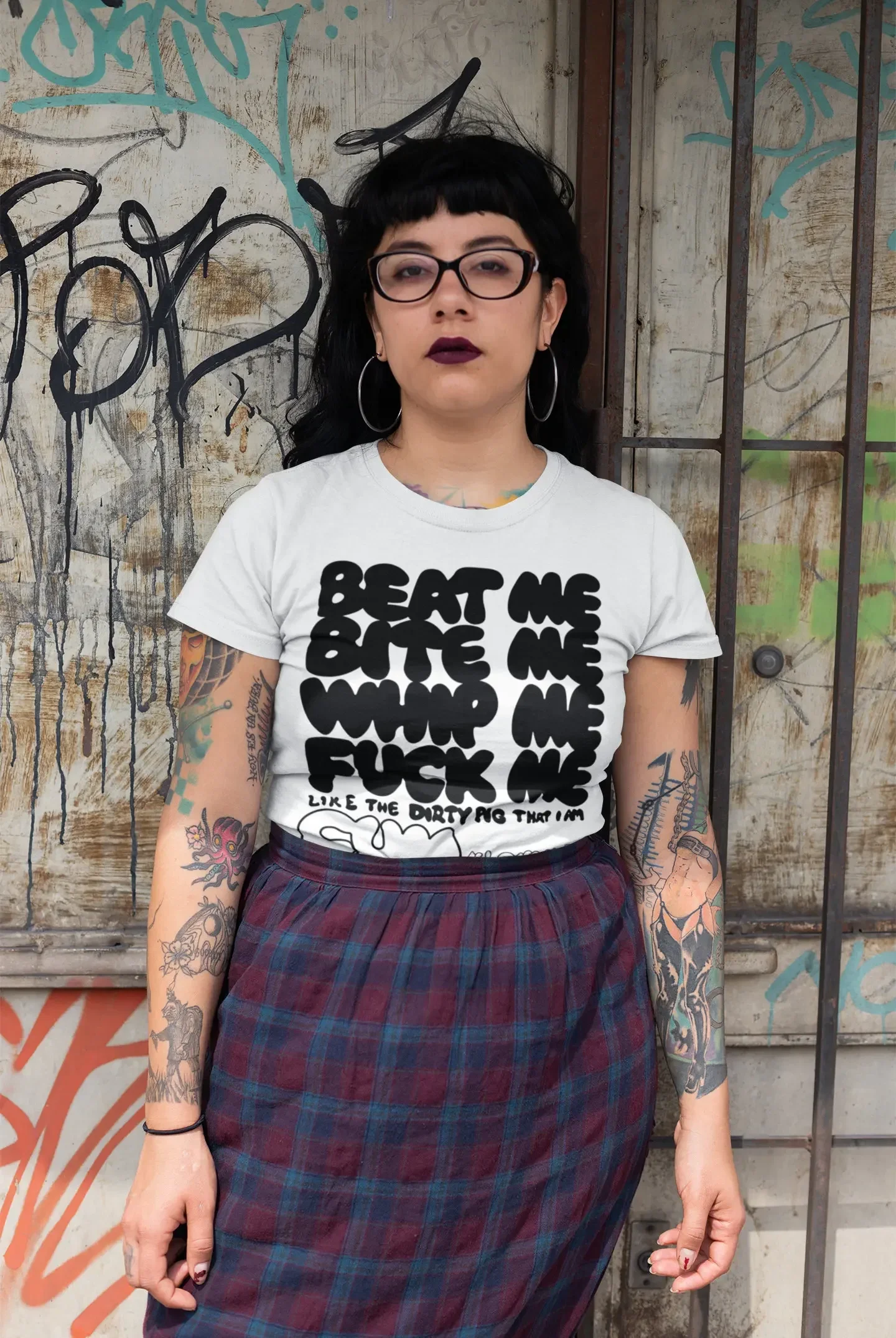 Beat Me Bite Me White Tshirt Seditionaries Shirt Joan Jett Adam Ant Sex Pistols