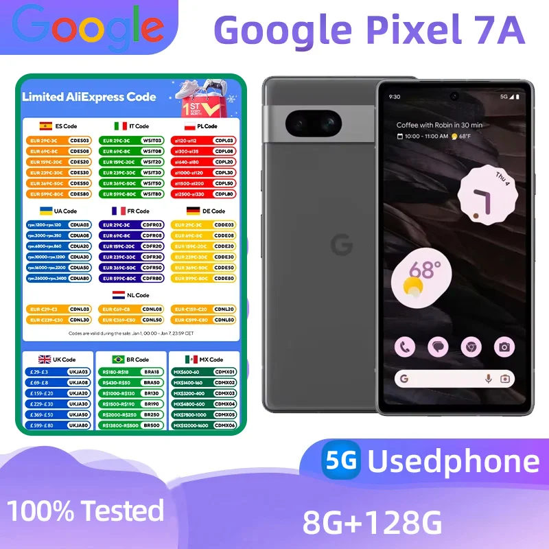 Google Pixel 7A 5G 128GB ROM 6.1