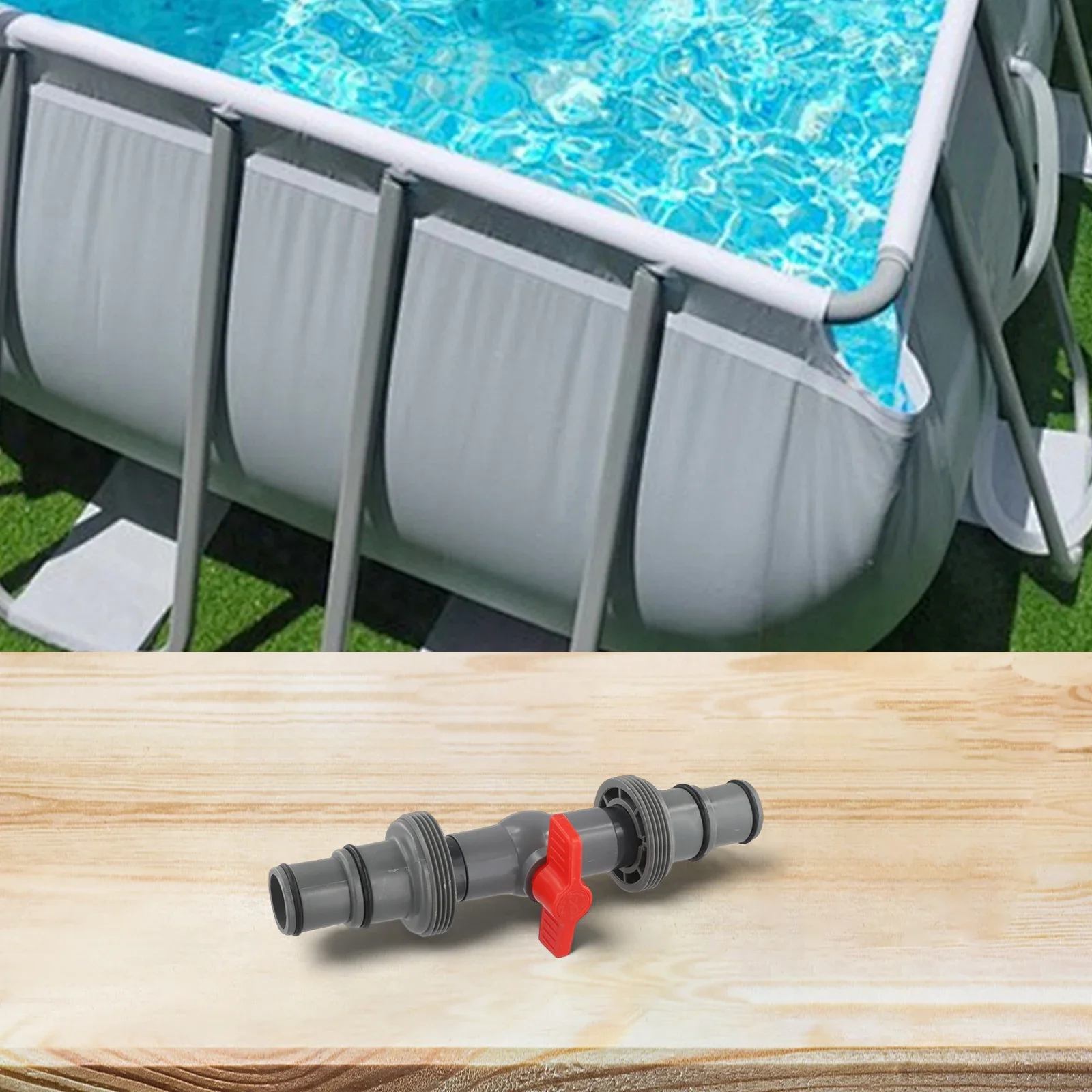 Pool Accessory Connector 3-Way Connector Summer Pool Activities Easy Installation Process For Pool Accessories