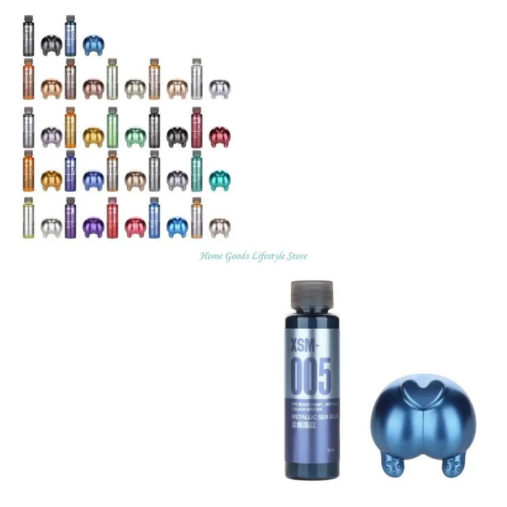E74E Fast Drying Water Base Paint Dynamic Color Paint Set For Crafts And Home Decor Long Time Color Retentions
