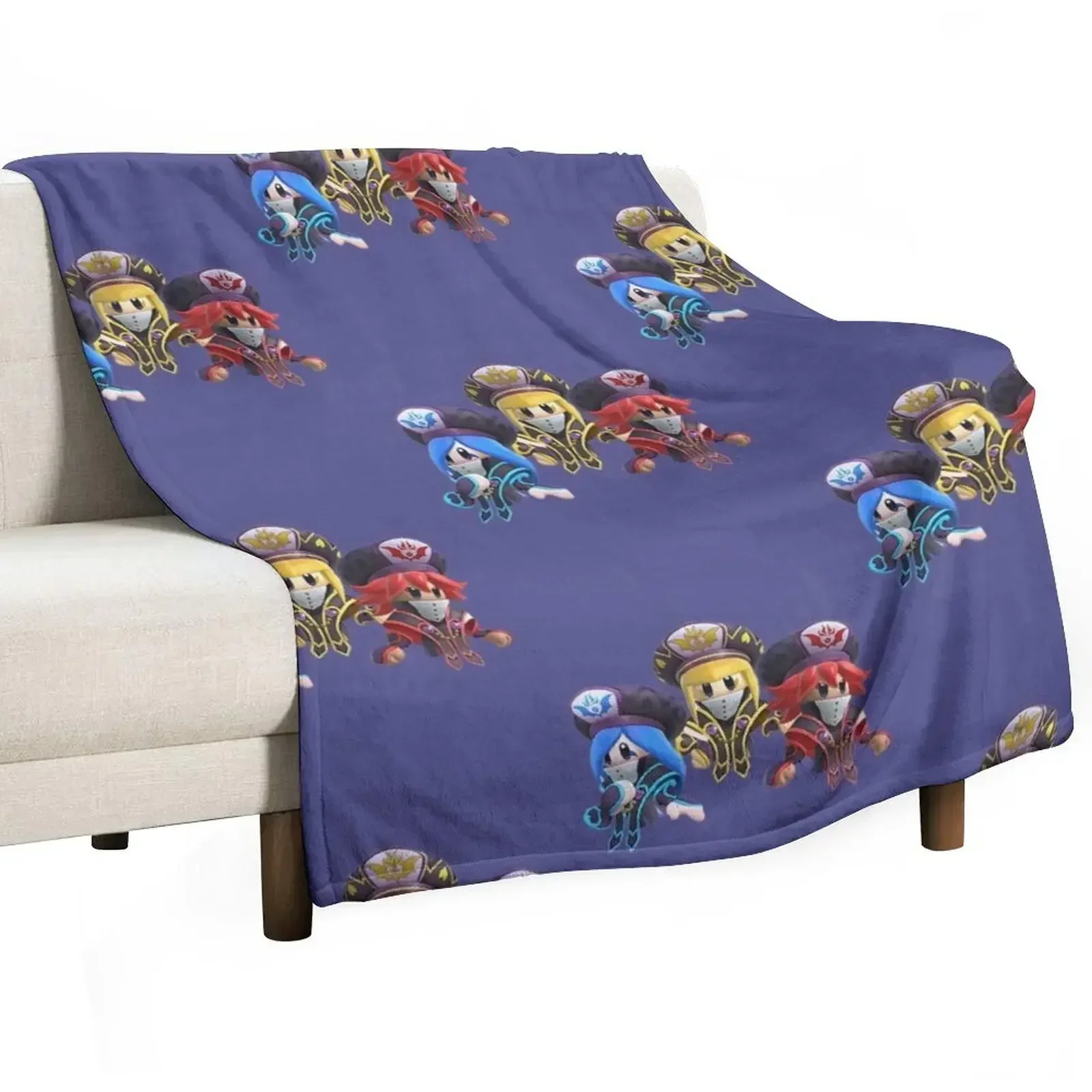 

The Three Mage Sisters - Zan Partizanne, Flamberge, and Francisca Throw Blanket decorative Quilt Decorative Sofa Blankets