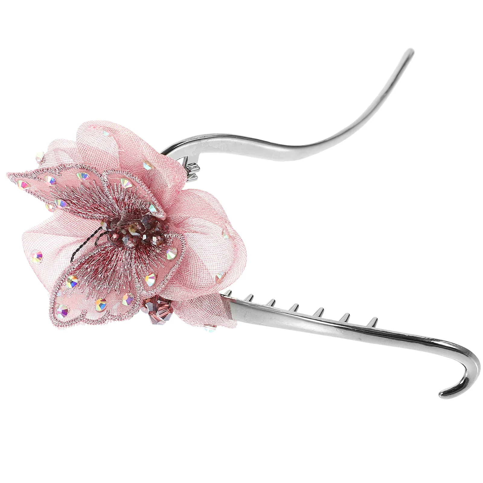 

Elegant Butterfly Clip Twist Hairpin Non Slip Barrette Ponytail Holder Decorative French Clamps For Women Thick Party Graduation