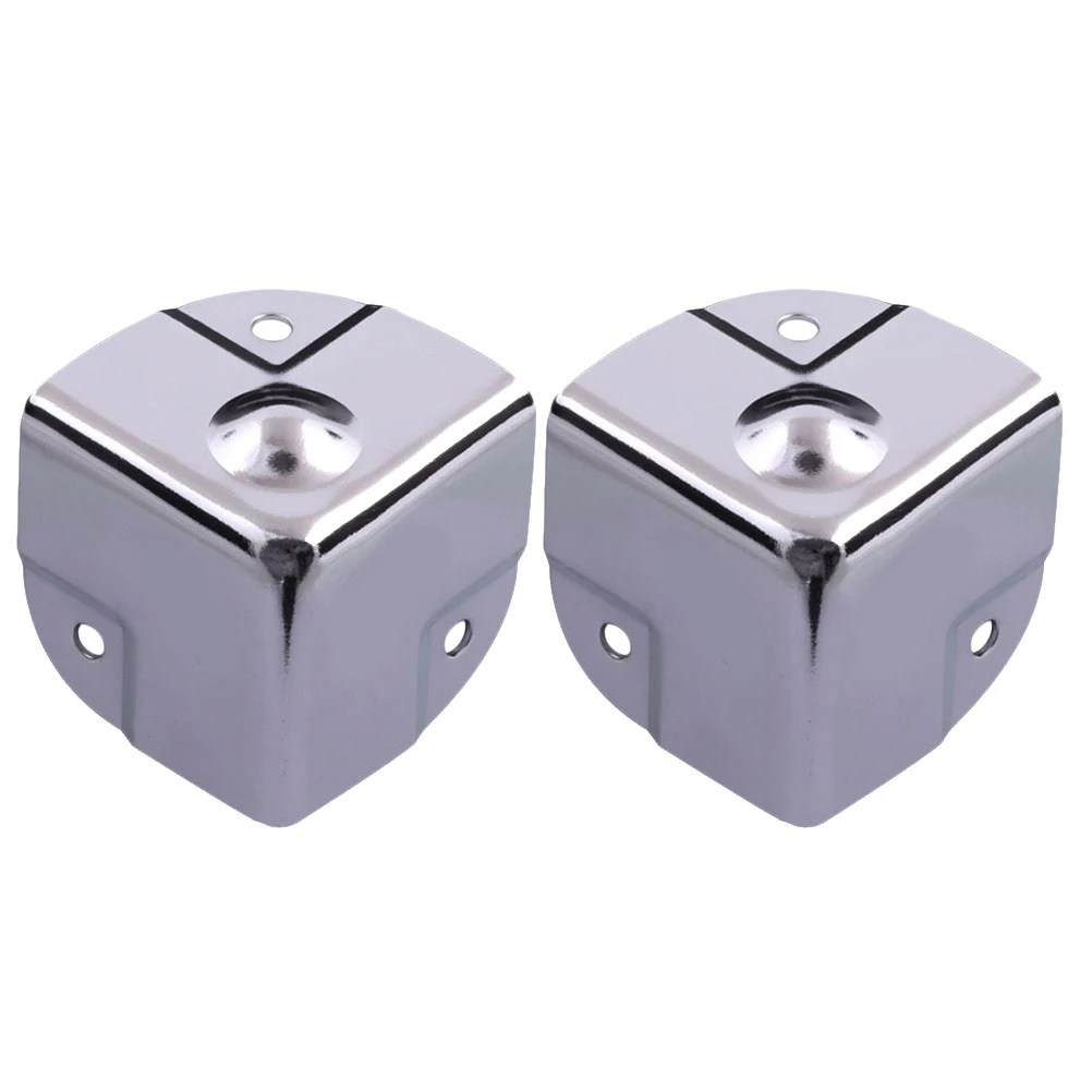 

4 Pcs Stainless Steel Corner Protectors Durable Aluminum Table Edge Protector Box Wrap Furniture Accessories Retro