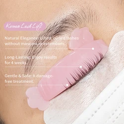 Lomansa 6 Pairs L Curl Silicone Eyelash Perm Pads Sticky Lashes Rods Shield Lifting 3D Eyelash Curler Accessories Makeup Tool