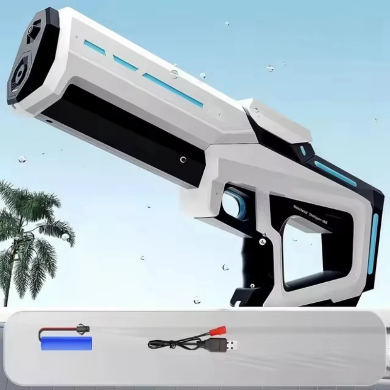 42cm Electric Water Guns for Adults High Pressure Automatic Absorb Water Watergun Summer Outdoor Beach Pool Toys for Kids Gifts, image 11