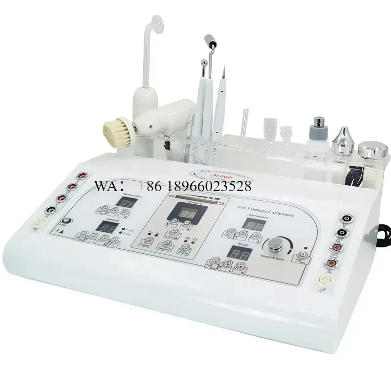 WMWMNU for Auro Blackhead Remover Vacuum Pore Cleaner 8 in 1 Multifunctional High Frequency Galvanic Facial