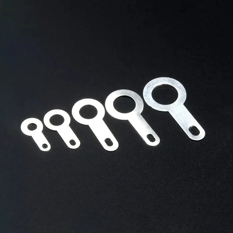 

Silver Plated Copper Single Head Terminal Circular Welding Washer for High Current Electrical Connection Low Resistance Lug