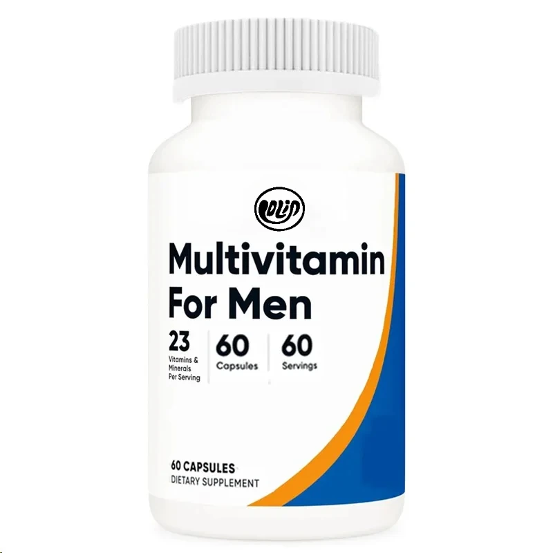 Men's multivitamin 60 capsules - over 20 vitamins and minerals, 1200 milligrams per serving (60 servings)