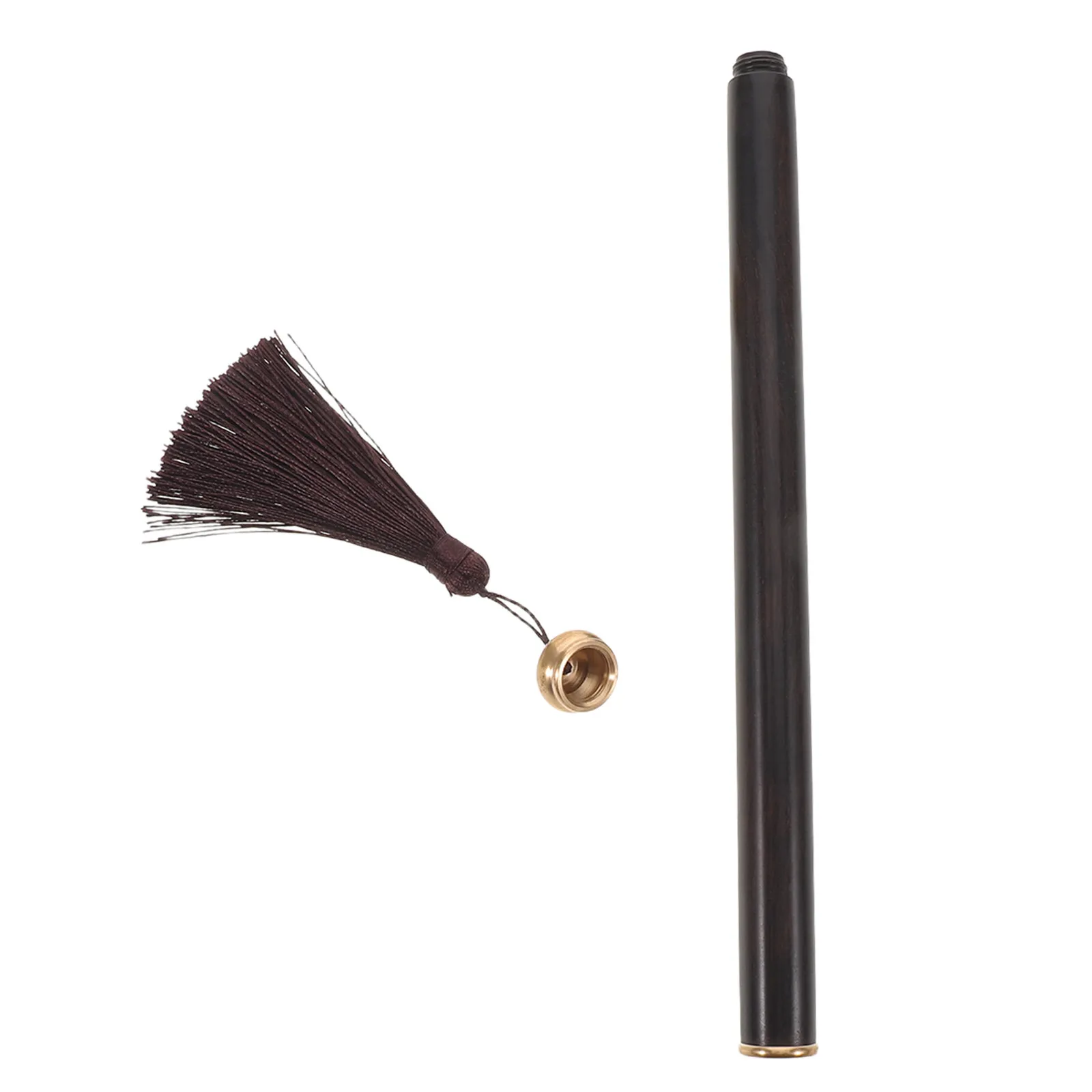 Picture 3: Wood Incense Stick Holder Box 9.2x0.65x0.65 Solid Wood Incense Storage Tube Stopper Tassel for Yoga Aromatherapy Meditation