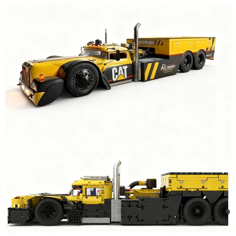 4030pcs MOC Technical CatRig Model Building Blocks Display Art Craft Birthday Assemble Creative DIY Education Idea Collection 3D