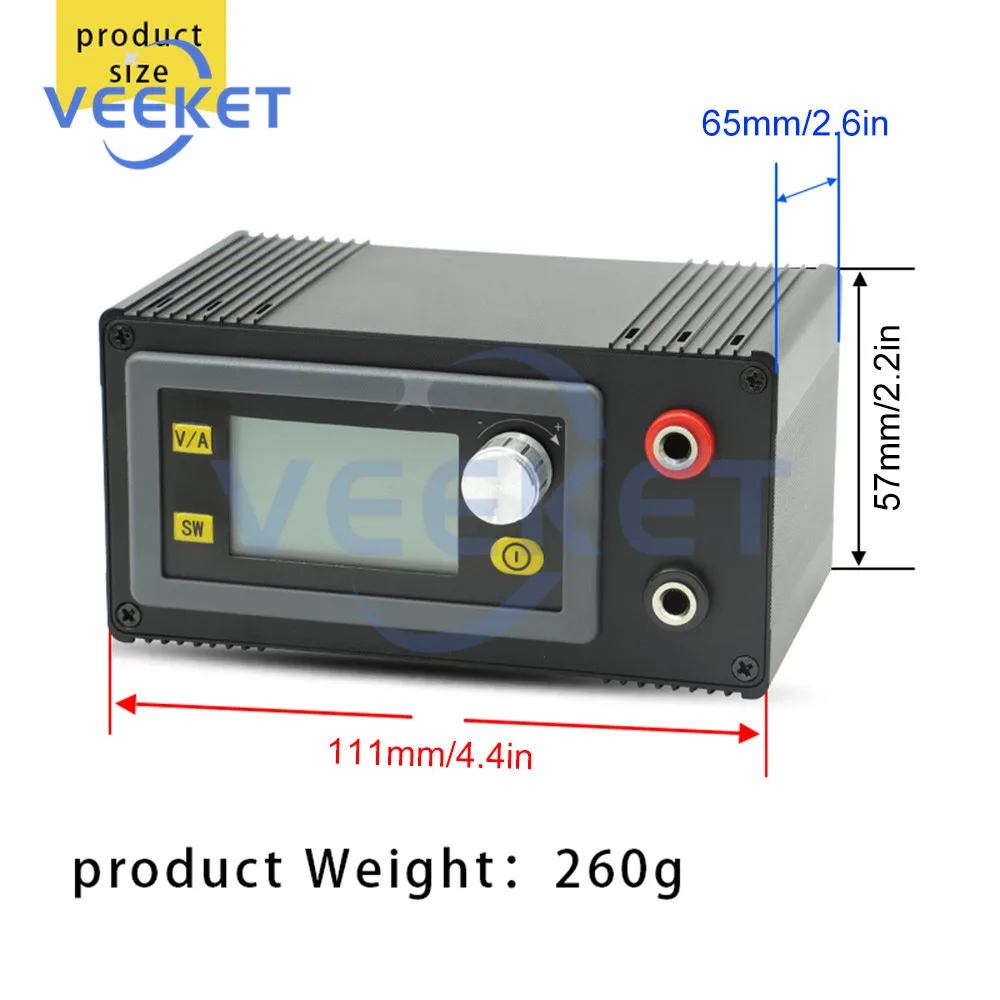 Imagem -03 - Cnc Buck-boost Fonte de Alimentação Tensão Ajustável Tela Grande Alta Eficiência de Conversão Sk35h Sk80h