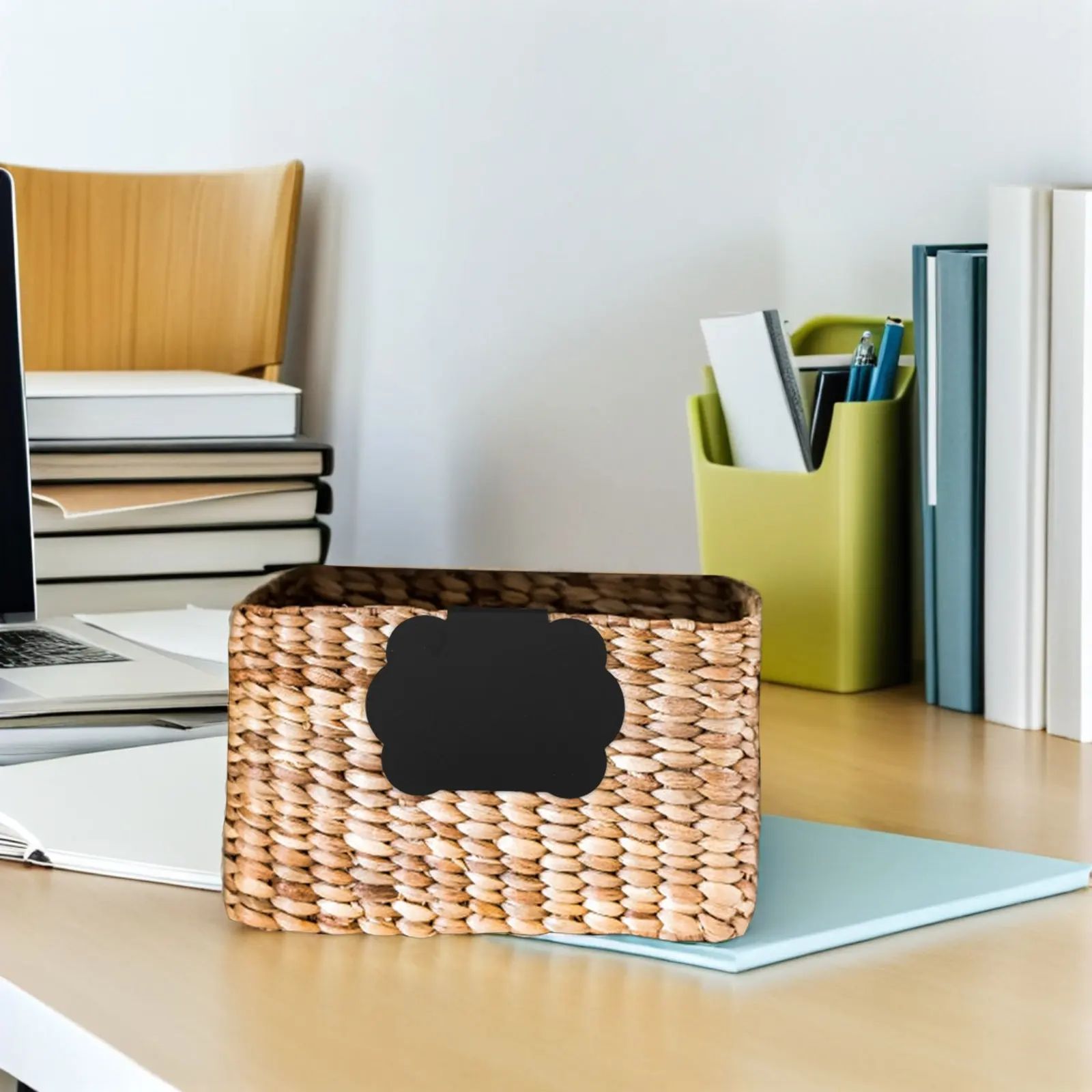 

10Pcs Chalkboard Basket Label Clips Hanging Detachable Clip on Bin Labels Plastic Removable Organizer Tags Pantry Kitchen