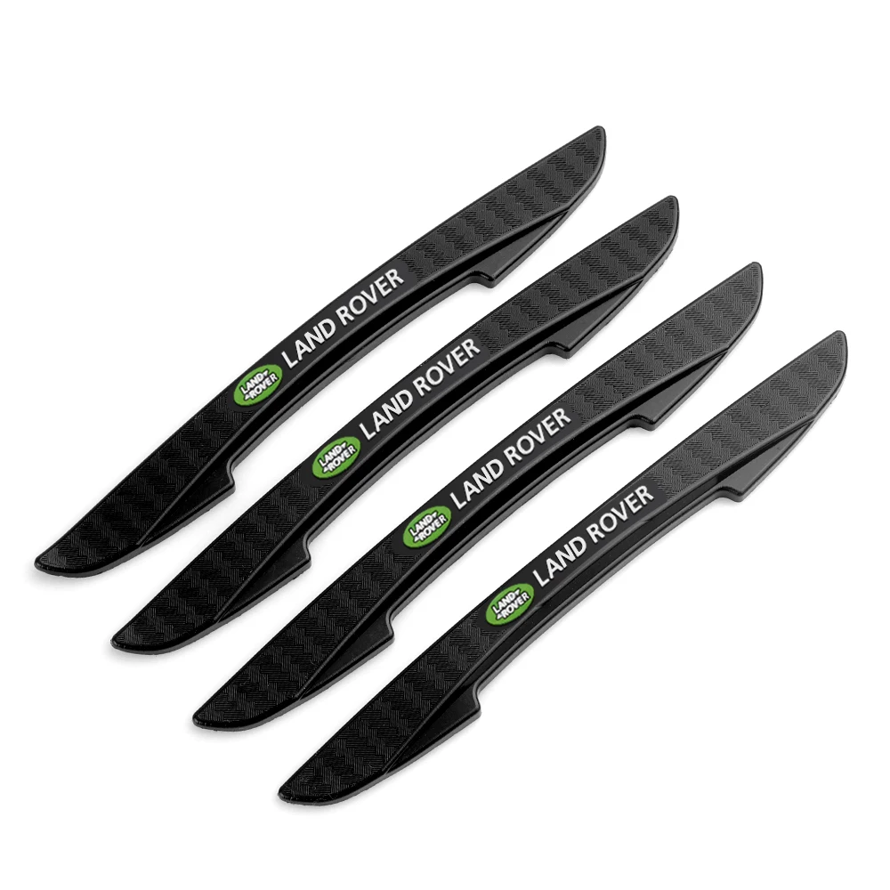4PCS Auto Emblema Bordo Della Porta Anti-collisione Strisce Paraurti Proteggi Adesivi Per Land Rover Range Rover L322 Evoque Santana Discovery