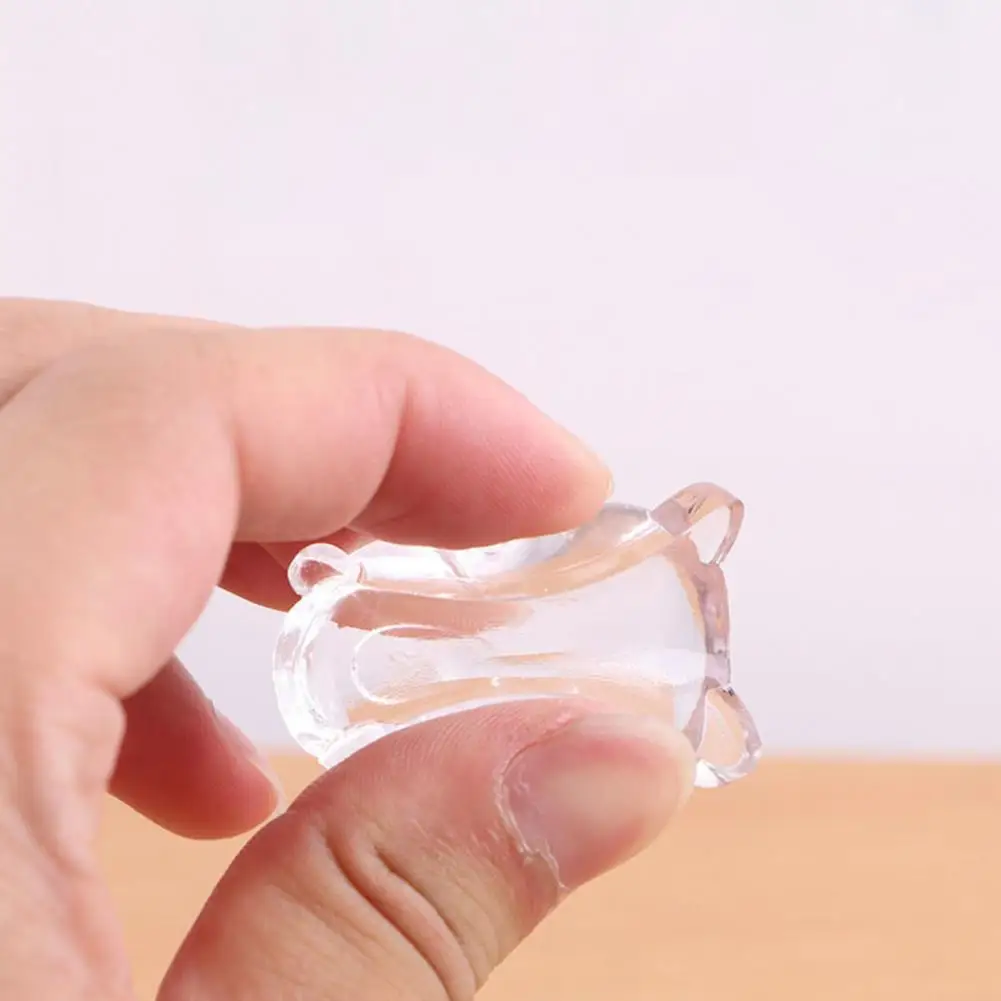 Door Handle Bumper Anti-collision Sticker Mute Self-adhesive Transparent Silicone Door Handle Bumper Protective Plug