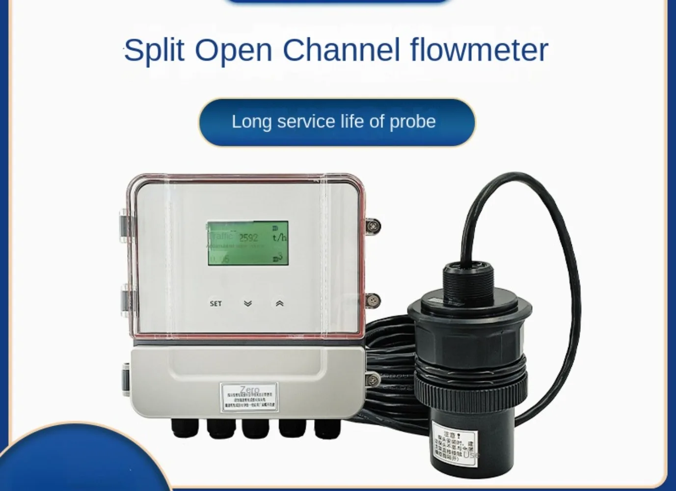 

Ultrasonic open channel flowmeter, Bashir groove and various weir groove open channel flowmeter