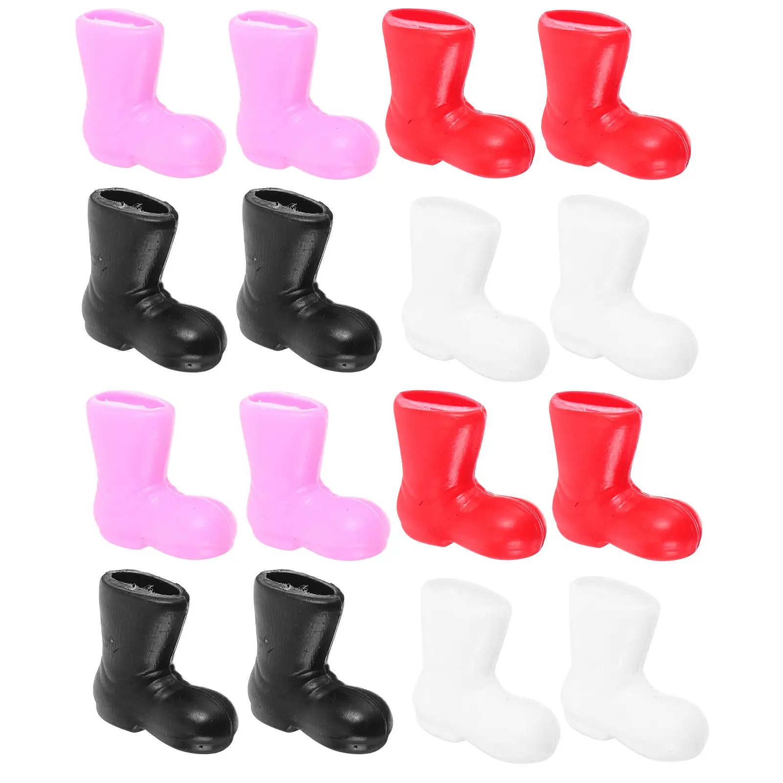 

96Pcs Vibrant Mini Santa Claus Boots 2Cm Lightweight Plastic Christmas Mini Decorations for Table Centerpieces DIY Crafts
