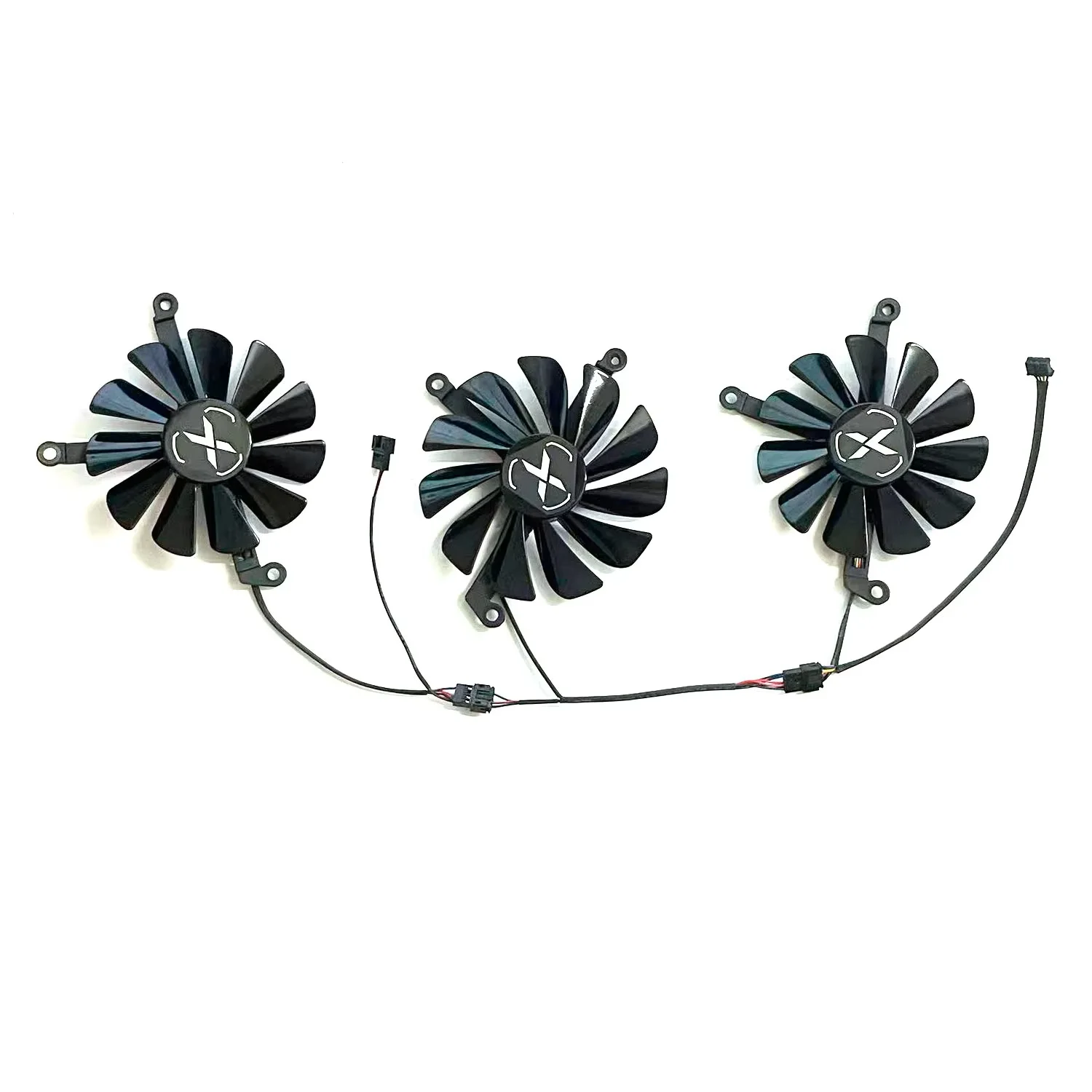 New DIY GPU fan 4PIN 95MM 85MM F1010U12S 4PIN DC 12V 0.45A suitable for XFX RX6700 XT 12GB overseas version OC graphics card