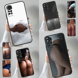 Sexy Girl Ass Bum Case For Xiaomi Redmi 13C 12 C 10C 9C Redmi Note 13 Pro 9 10 11 12 Pro 9S 10S 11S 12S Cover