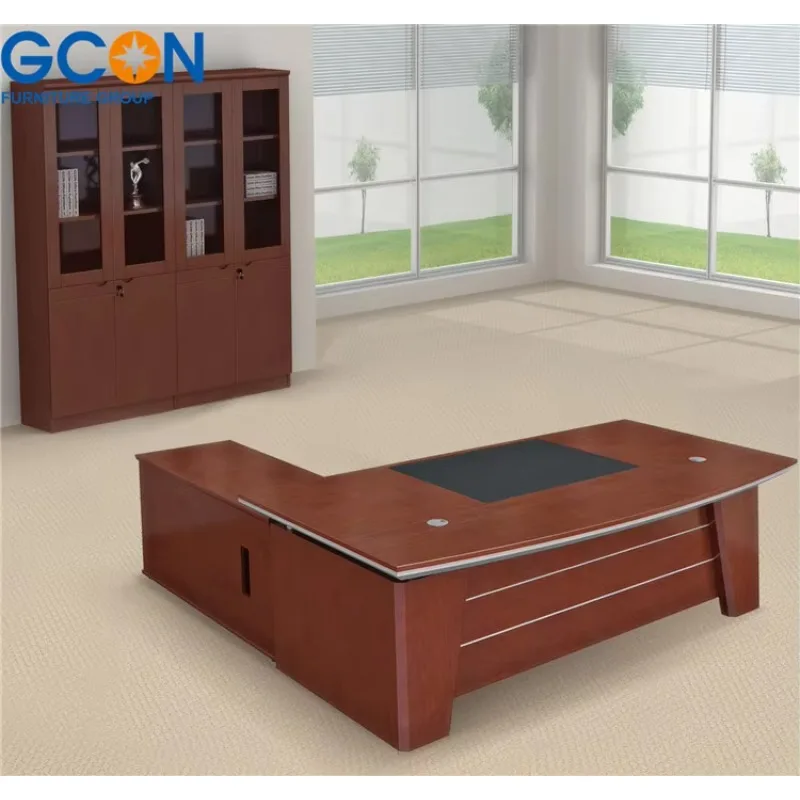 Gloss Wooden furniture set executive office desk price