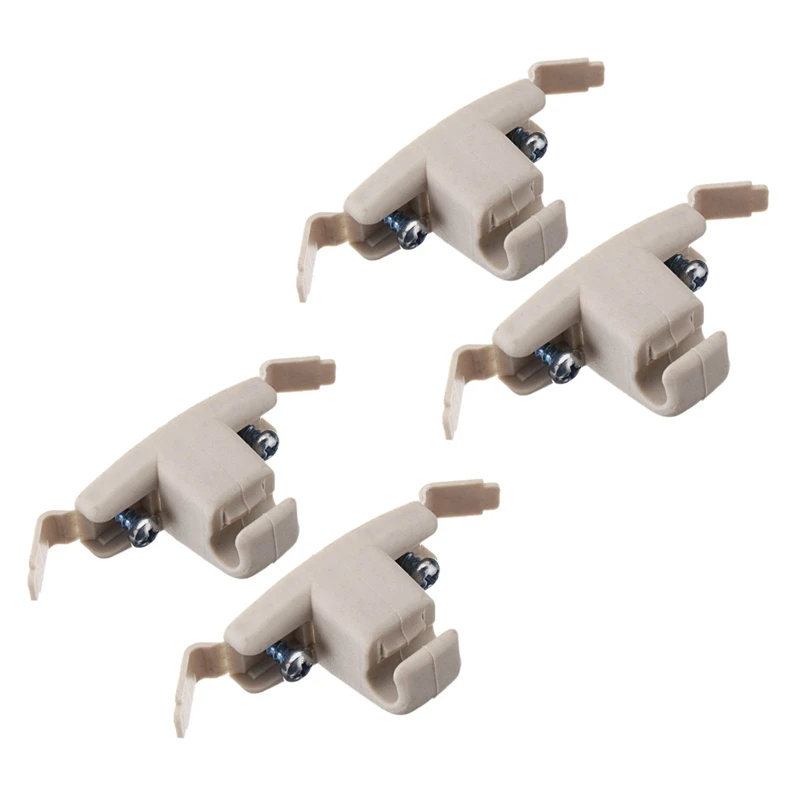 4X Beige Sun Visor Clip Holder Bracket 51168243575 For Bmw E46 3 Series 325 M3