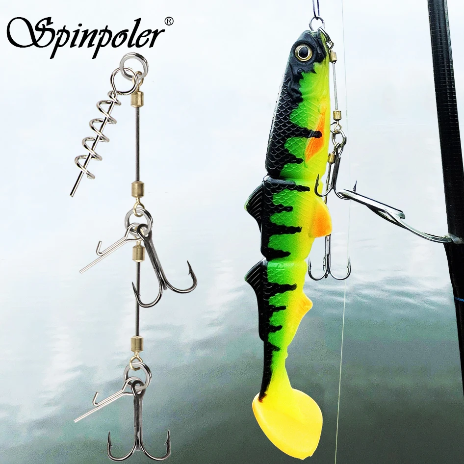 Spinpoler Stinger para Swimbait – Anzuelos extra para Lucio y Lucioperca - imagen 3