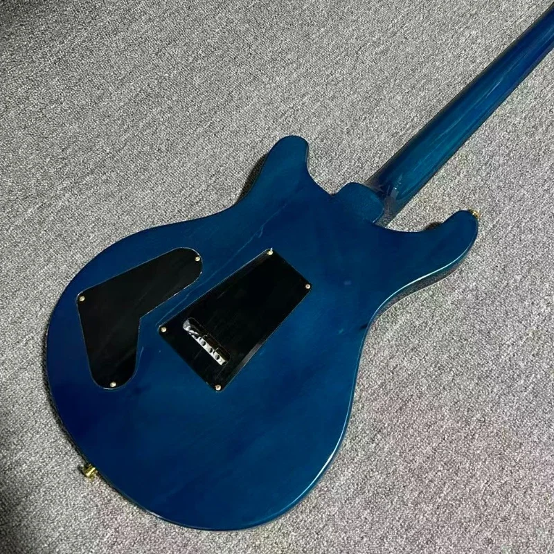 التوصيل المجاني الغيتار الكهربائي الأسود خشب الورد الرقبة الماهوجني الجسم PRS مخصص 24 التنين