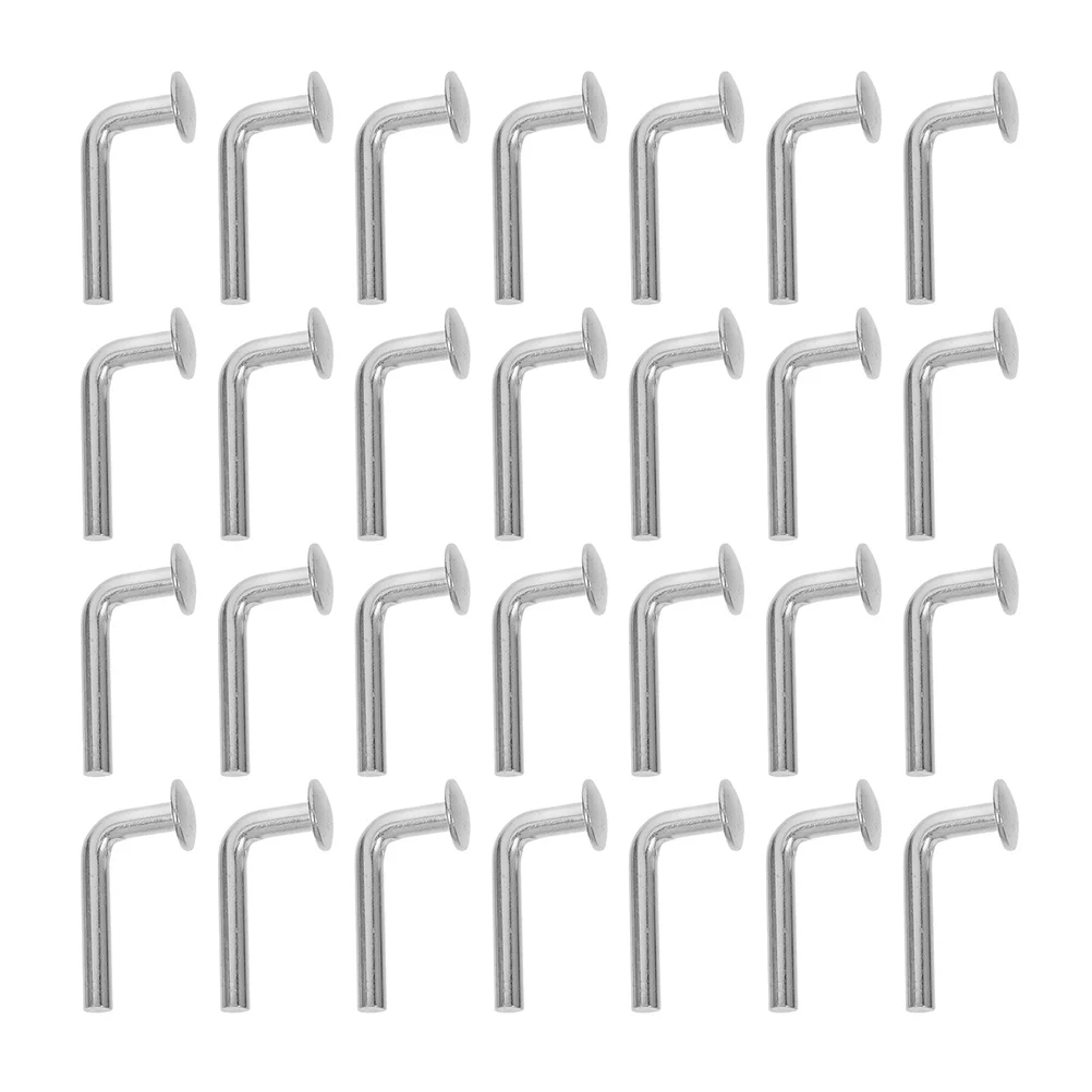 

80pcs Galvanized L-shaped Heavy Duty Safety Rack Fixing Clips Drop Bolts Pallet Shelving Hardware Storage Systems Metal