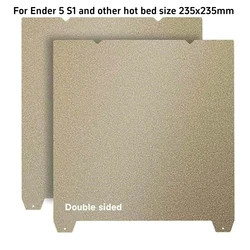 For Creality K1 New PEI+PEI Sheet Double Side Heat Bed 235X235mm PEI Magnetic Base Build Plate For Ender 3 K1/S1 Pro/Ender 5 S1