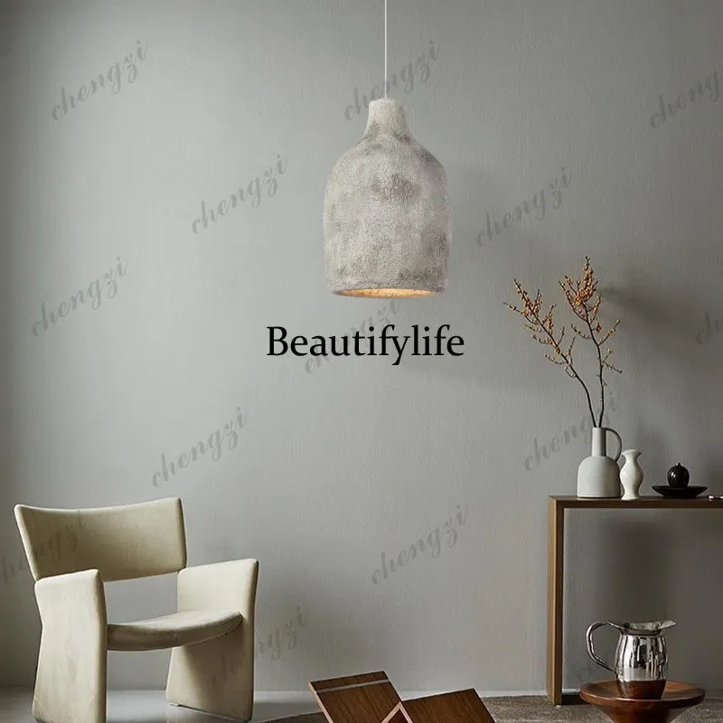 Japanese-style wabi wind chandelier dining room lamp bedside bedroom lamp living room bar desk study