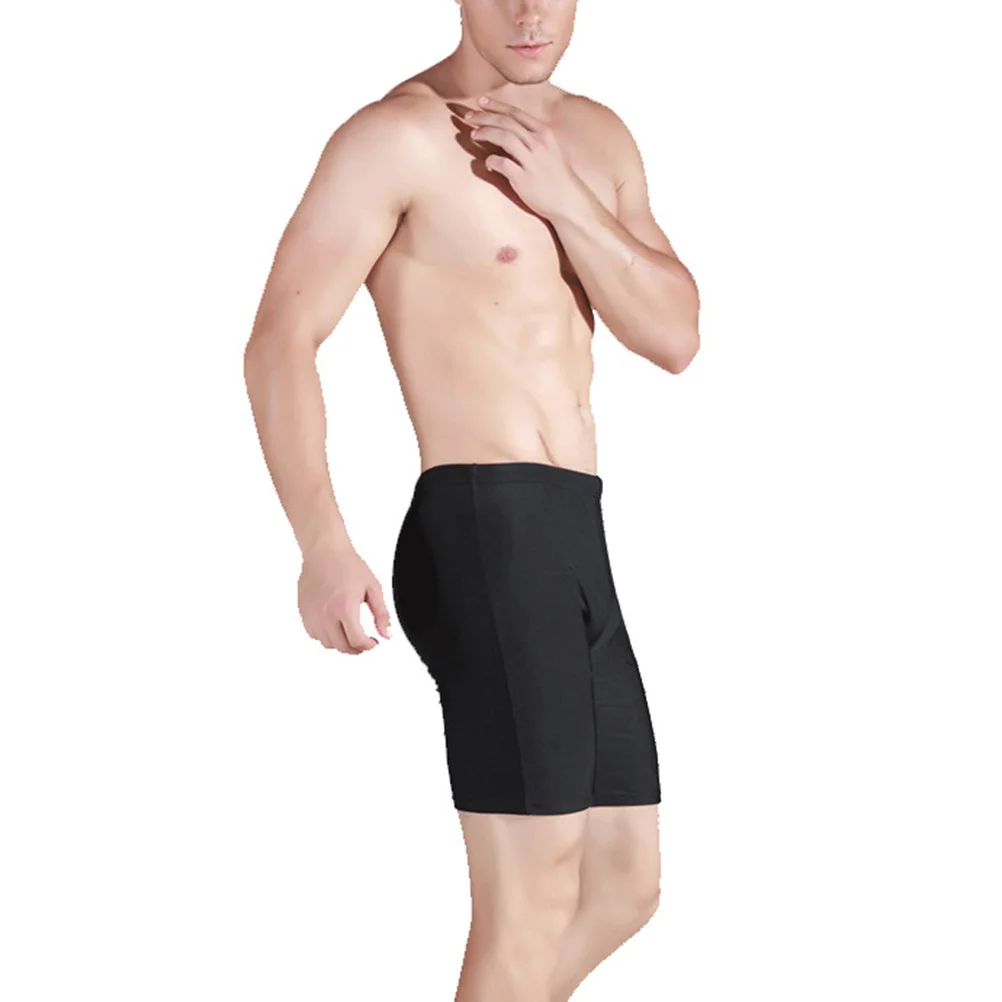 

Мужские черные нейлоновые компрессионные шорты для плавания, спортивные влагоотводящие колготки, купальники для плавания, серфинга, дайвинга 3xl