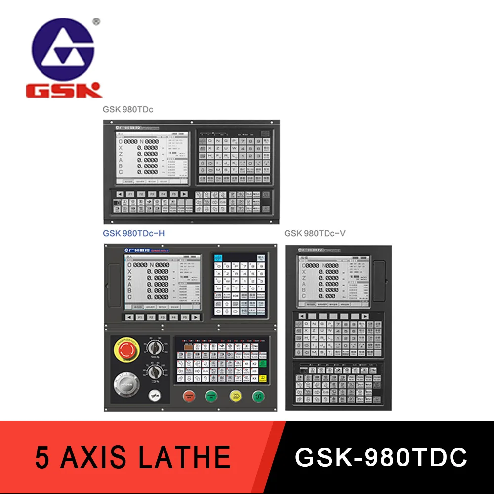 High Quality GSK 980TDc CNC Controller 5 Axis Lathe System Kit PLC Programmable Logic Controllers