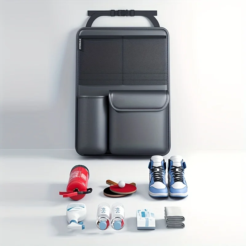 Car Trunk Hanging Bag Foldable Car Seat Back Tools Storage Organizer MPV Suv Sedan Rear Seat Washing Firefighter Shoes Pocket
