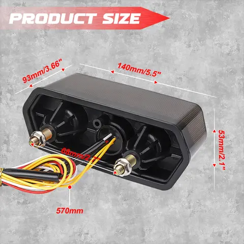 10 best sales motorcykel bakljus - №10