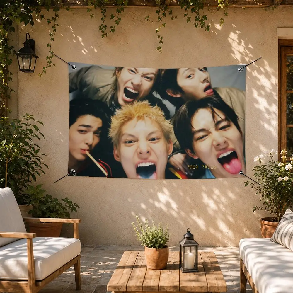 Pop Band CORTIS Flags Room Bedroom Home Outdoor Wall Hanging Concert Printed Background Decoration Art Banne