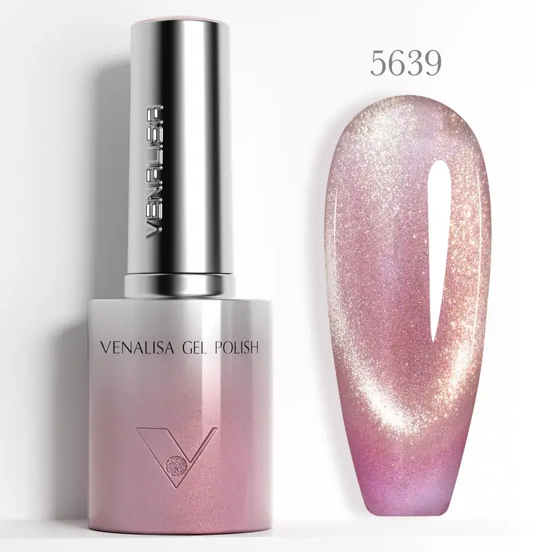 1pc Venalisa 10ml Nail Gel Polish Round Brush HEMA FREE TPO FREE Soak Off Sparkle Cat Eye Gel Lacquer Soft Texture Gel Varnish - Image 29