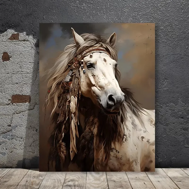 kit-de-pintura-a-Oleo-por-numeros-cavalo-de-guerra-rustico-arte-de-parede-em-tela-inspirada-em-nativos-americanos-para-adultos-decoracao-de-casa-diy-presente