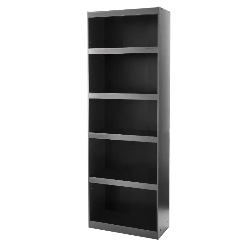 

Mainstays Framed 5-Shelf Bookcase, True Black Oak chest of drawers for bedroom living room cabinets