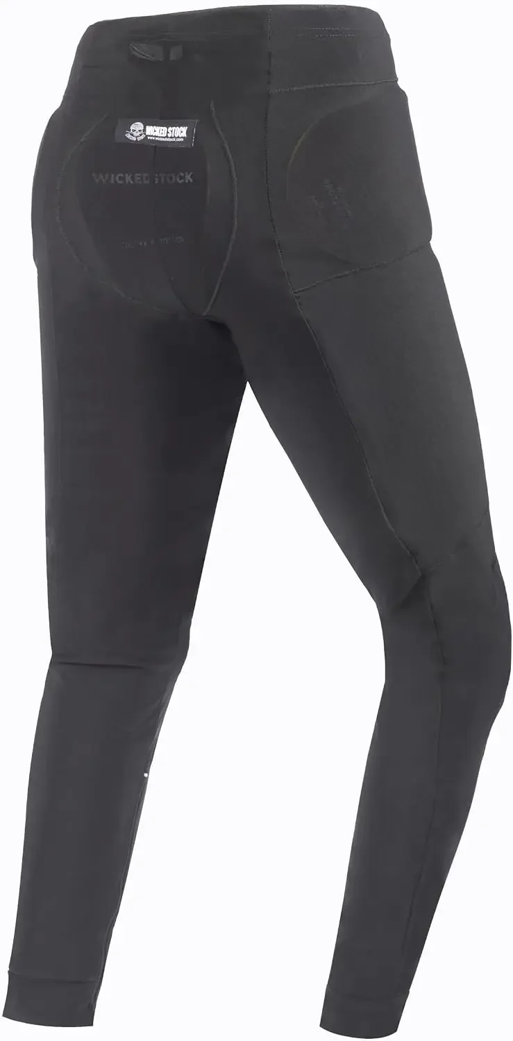 WICKED STOCK Mesh Motorcycle Pants-CE Level 2 Armor for Men and Women-Summer Motorcycle Riding Pant for Enduro Motocross