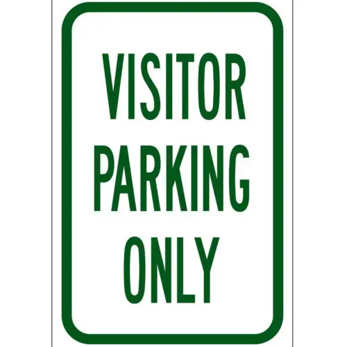 Visitor ONLY parking 8