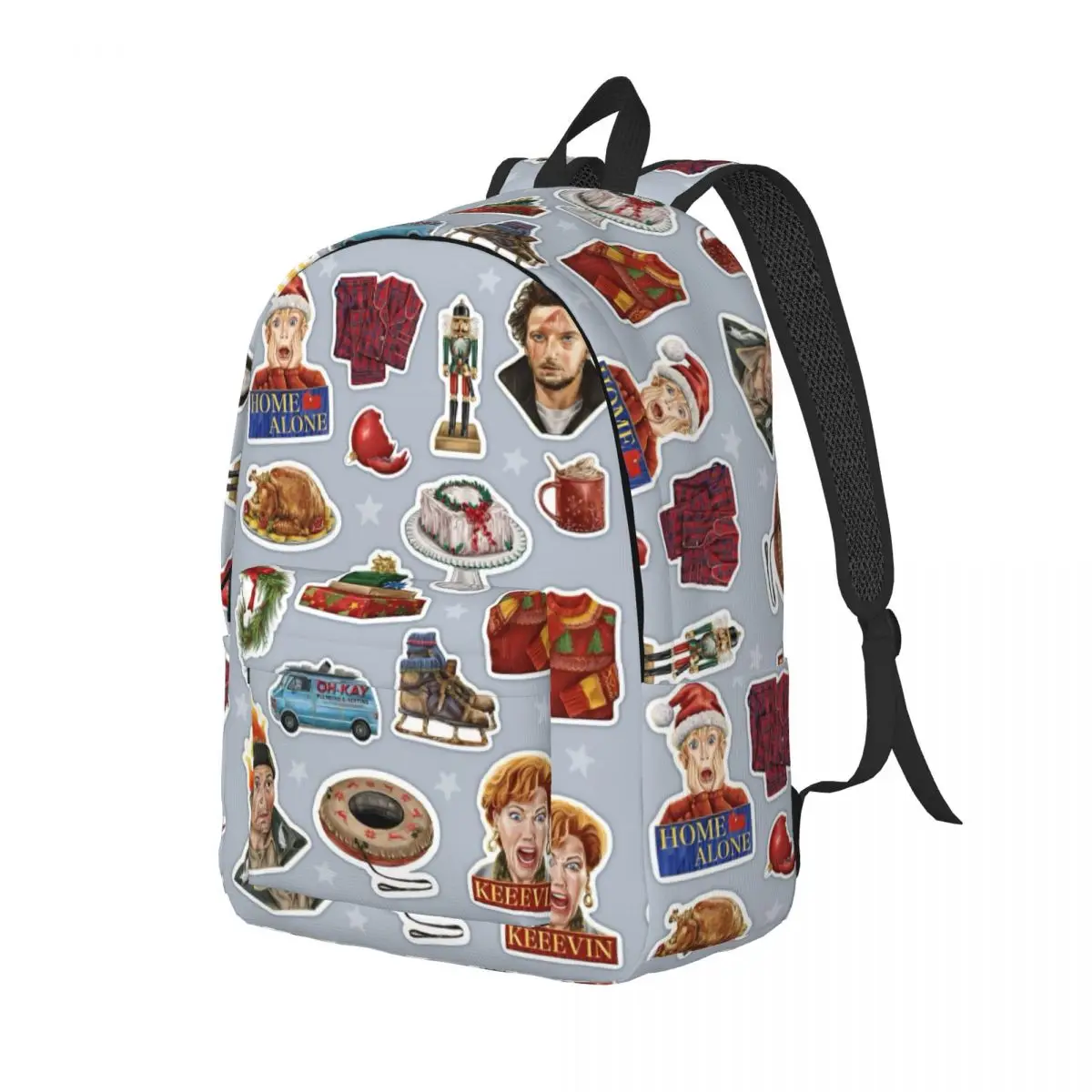 Home Alone Kevin Comedy Teenage Backpack Durable Student Business Xmas Merry Christmas Daypack Men Women College Shoulder Bag