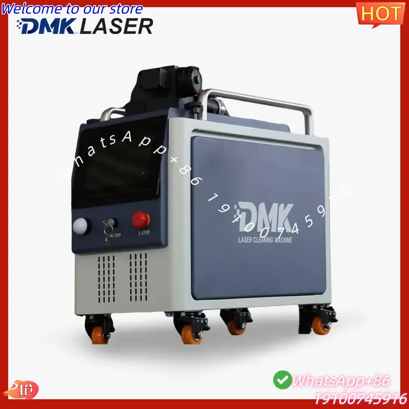 CE Certificate DMK Portable 300W Pulsed Cleaning Machine Non-Abrasive Paint/Coating Stripping | Wood & Metal Surface