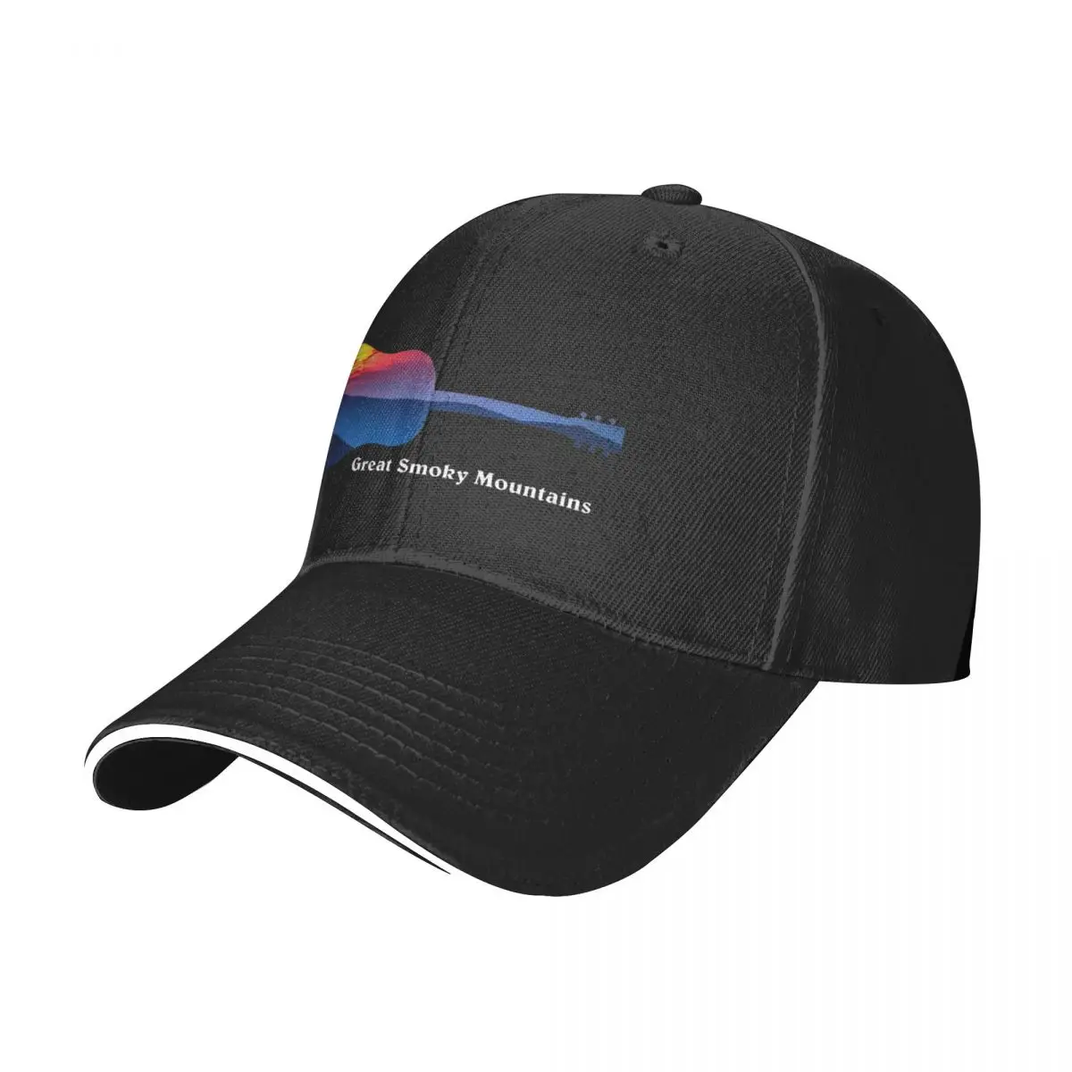 

Great Smoky Mountains Sunset Guitar Baseball Cap Rugby Hood Mountaineering Kids Hat Caps For Men Women's