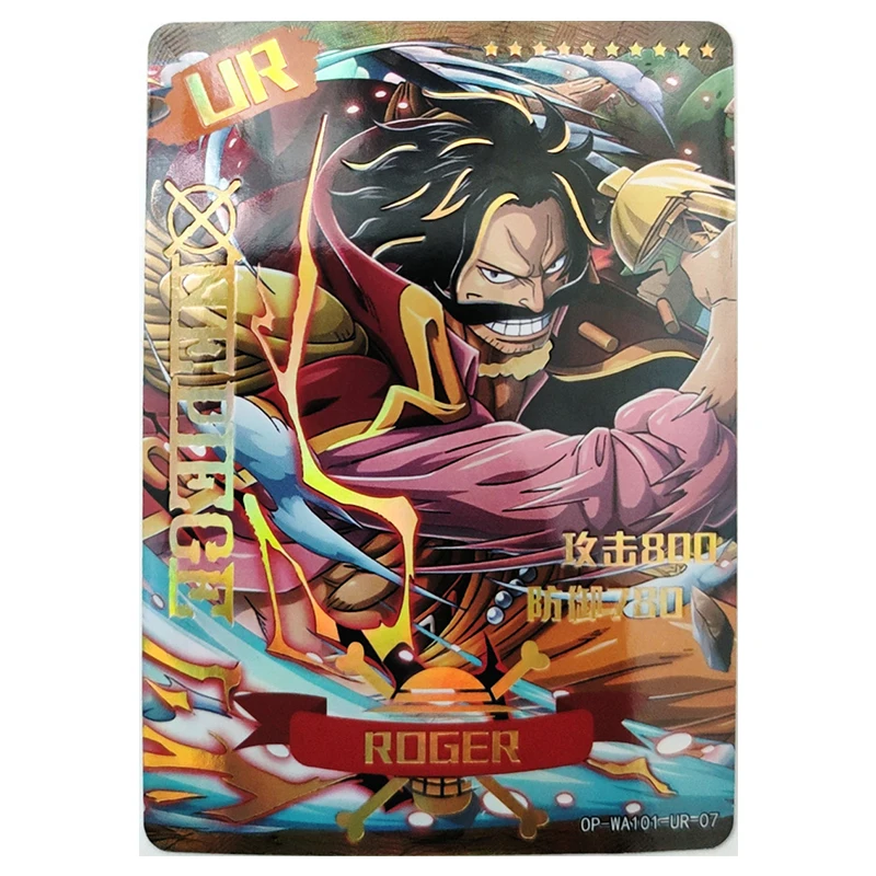 Anime ONE PIECE Rare UR Reflections Flash Card Luffy Roronoa Zoro Linlin Kid Kaidou Toys for boys Collectible Card Birthday Gift