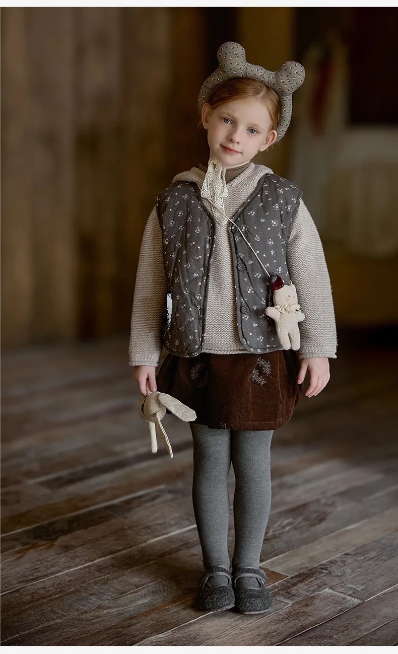 الخريف الشتاء صوف مبطن بسيط بلون الفتيات الجوارب قطعة واحدة طماق الأطفال Legwear ل 1-6Y