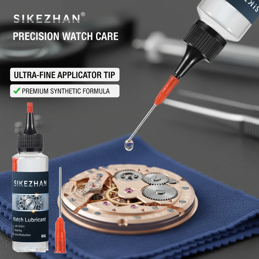 Premium Watch Lubricant Oil for Mechanical Movements – Anti-Rust Gear Maintenance, Noise Reduction & Long-Lasting Operation
