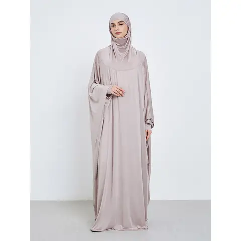 Prière islamique Abaya femmes musulmanes Abayas à manches longues à capuche modeste Ramadan robes avec Hijab Jilbabs caftans du moyen-orient