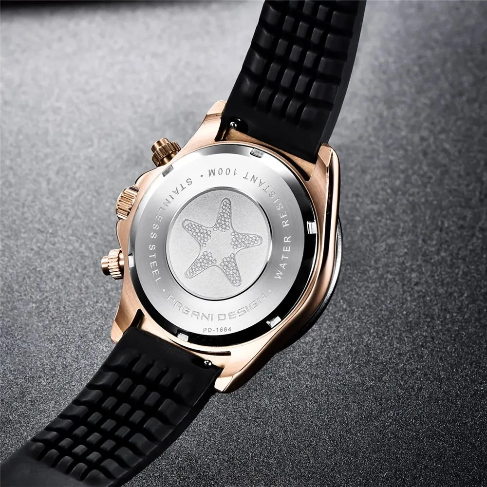 PAGANI DESIGN 2024 Men Watches Top Brand Sports Men Quartz Wristwatches Waterproof Stainless Steel Business Clock Reloj Hombre