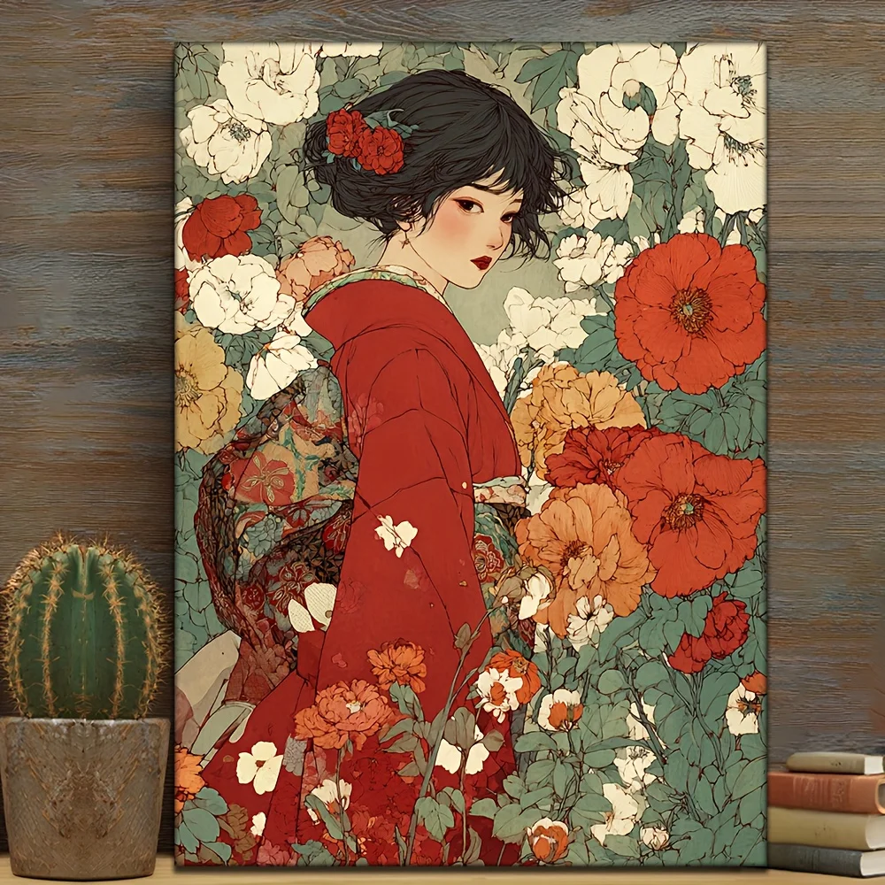 

500/1000/1200/2000PCS Puzzles for Adults Traditional Ukiyo-e Floral Art,Jigsaw Puzzles Brain Games Gifts Home Decor