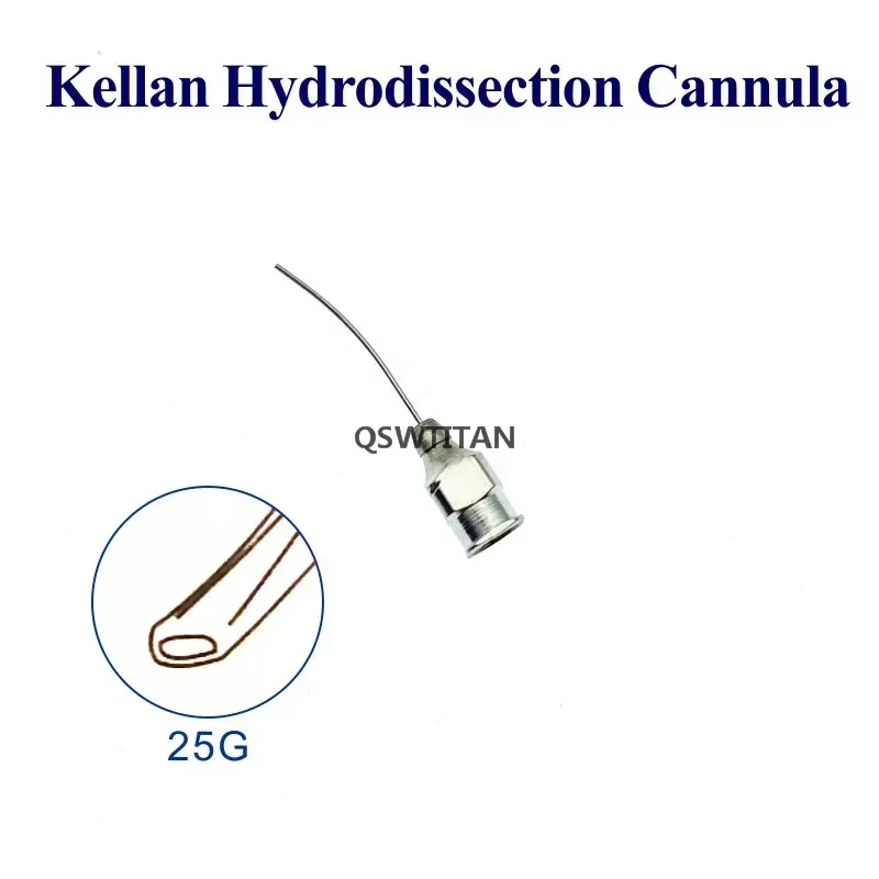 Kellan Hydrodissection Cannula Curved 25G ophthalmic surgical instruments