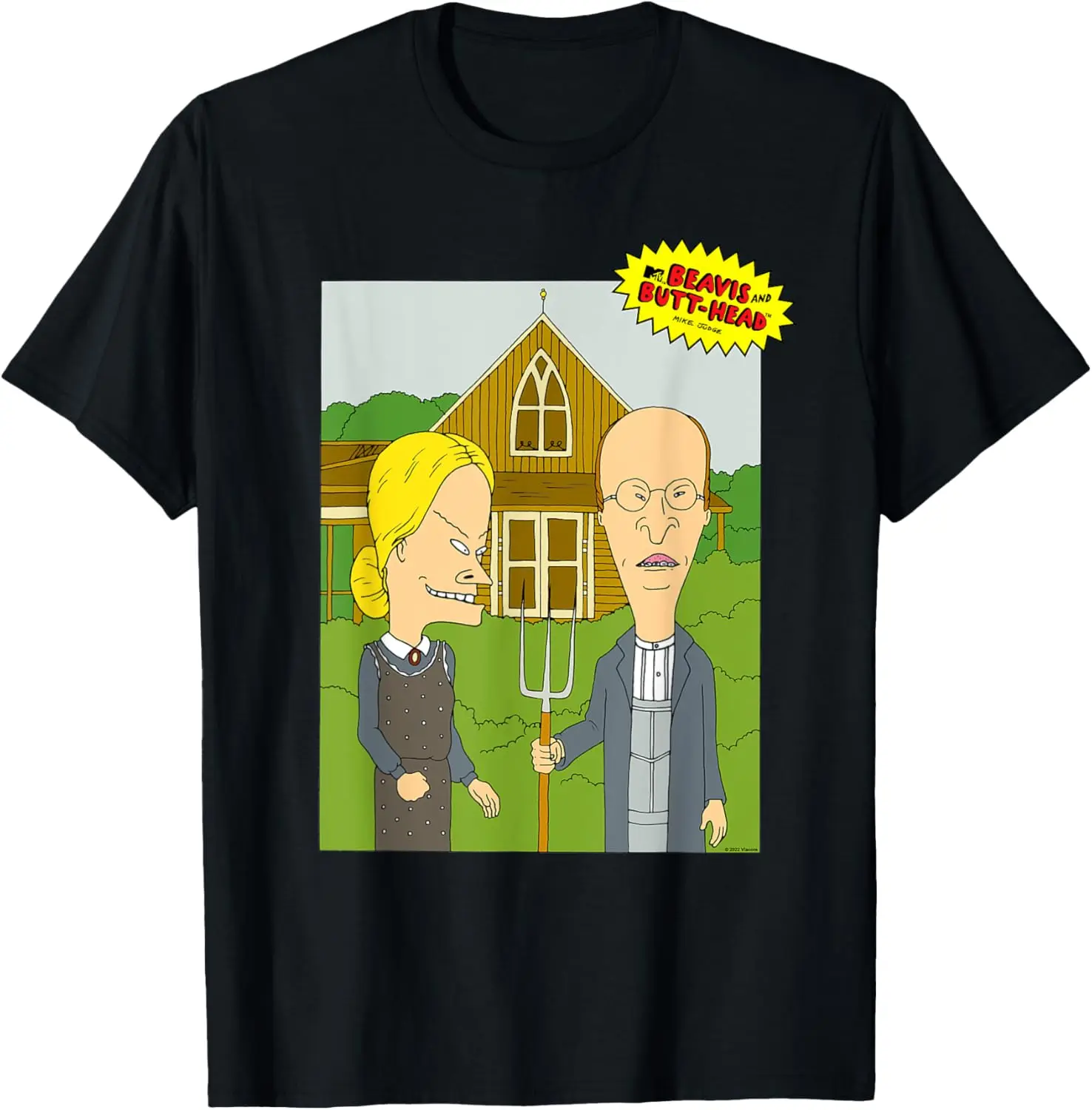 Beavis and Butt-Head American Gothic T-Shirt